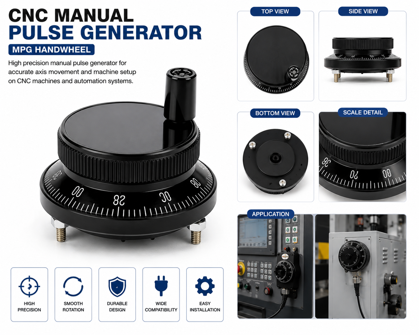 CNC Manual Pulse Generator MPG Handwheel UAE